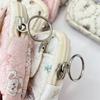 Cute Cartoon Quilted Cotton Makeup Bag Portable Lipstick Storage Organizer Bag Card Holder Mini Makeup Lipstick Storage Pouch