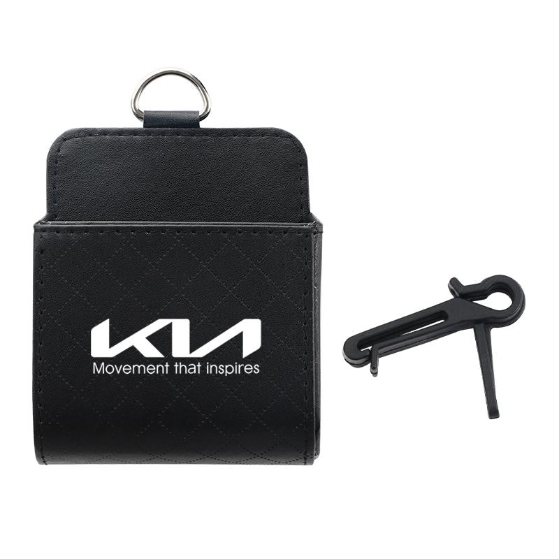 Auto Lüftungsschlitz Sitzlehne Aufbewahrungsbox PU-Leder Münzbeutel für KIA rio ceed sportage cerato soul sorento k2 k5 Zubehör
