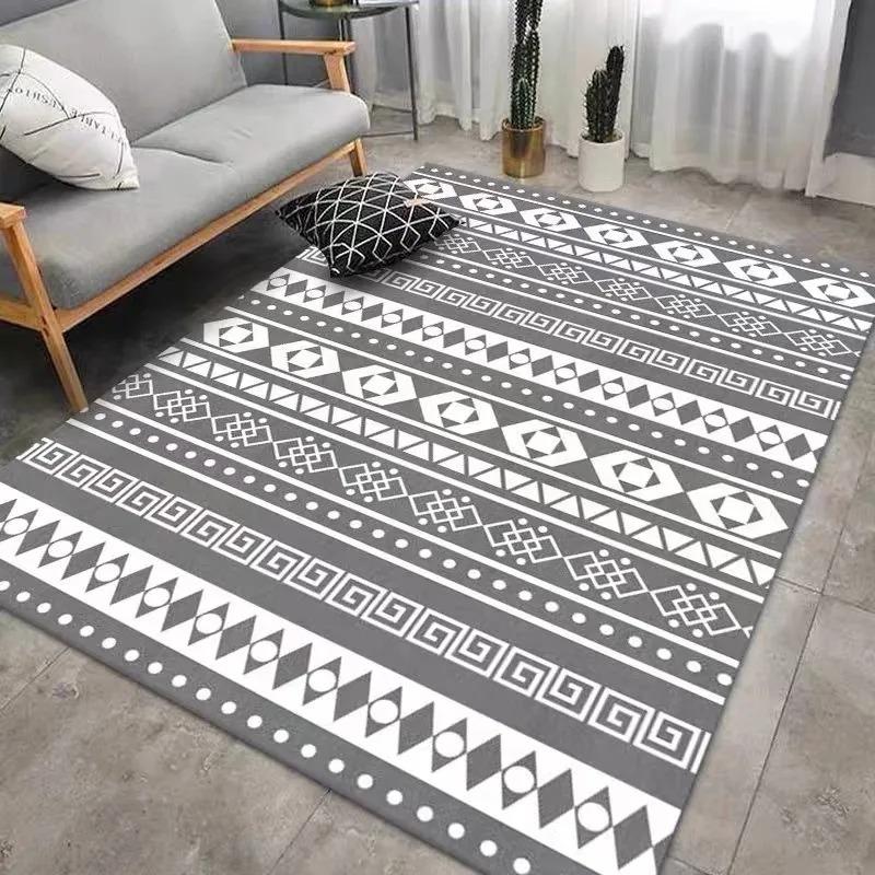 Tribal Geometrische Teppichkollektion Mit Dreieck Diamant Gestreiften Mustern Ethnisch Design Teppich Für Wohnzimmer Dekoration