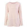 Shop   Women Slub Spring AuTumn Round Neck Solid T shirT Dai Wsh 1001 Black