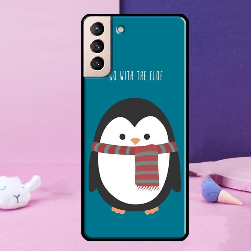 Penguin Phone Case For Samsung Galaxy S25 Ultra S23 S20 S21 S22 S24 FE S9 S10 Plus S24 Ultra Cover