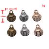 Shell Charms Multi Color Alloy Pendants For Beach Themed DIY Jewelry Accessories