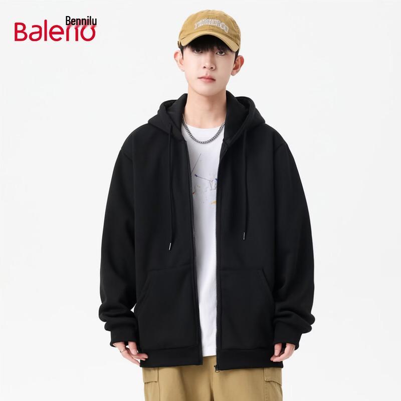 Baleno Unisex Hooded Zipper Sweatshirt Jacket