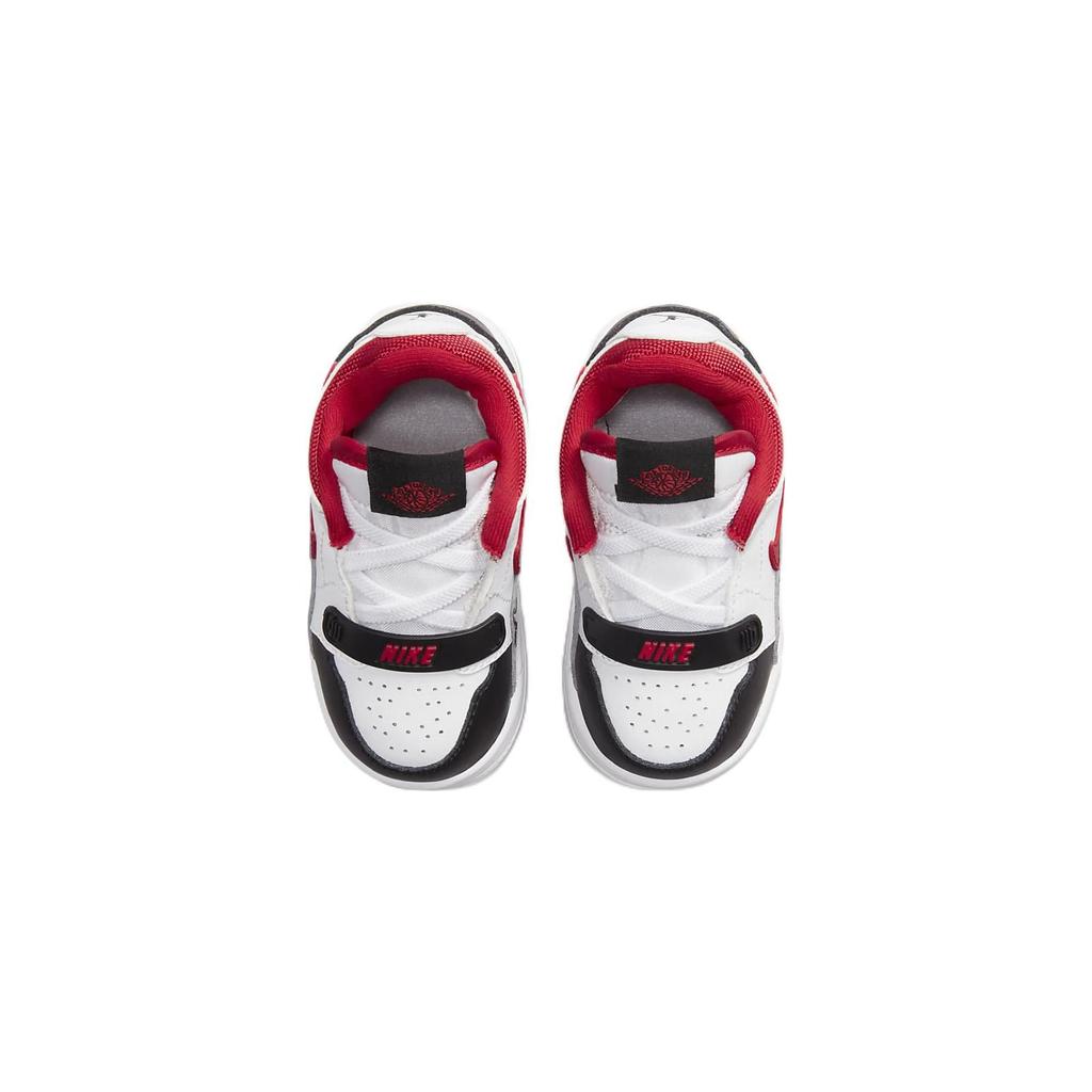 Air Jordan Legacy 312 Low TD Fire Red Baby-Sneaker Weiß Schwarz Wolfsgrau CD9056-160