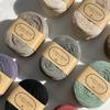 100g Pure Cotton Yarn 8 Strands of Retro Color Wool Yarn Hand-made Crochet Low Saturation Medium Coarse Cotton and Linen Thread
