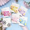 Colorful Five-Petal Flower Hair Clip - Cute, Girly Hairpin for Side Bangs