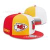 Unisex Embroidered Flat Brim Baseball Cap NFL Team Style Outdoor Sun Hat