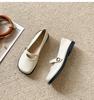 Fashion IPPEUM Mary Janes Shoes For Women Ballet Flats Pu Leather Black Loafers Lolita Shoes Round Toe zapatos de mujer