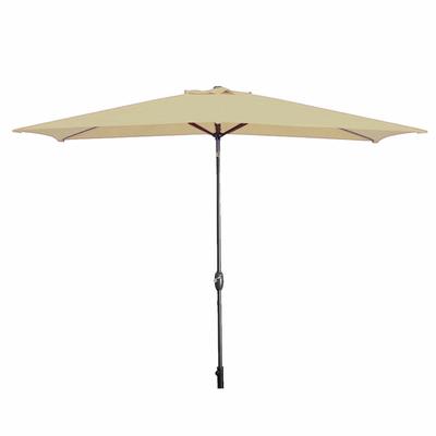 Umbrella Steel 8 Ribs 200x300 Cm Brown Garden, Pool, Terrace 10492