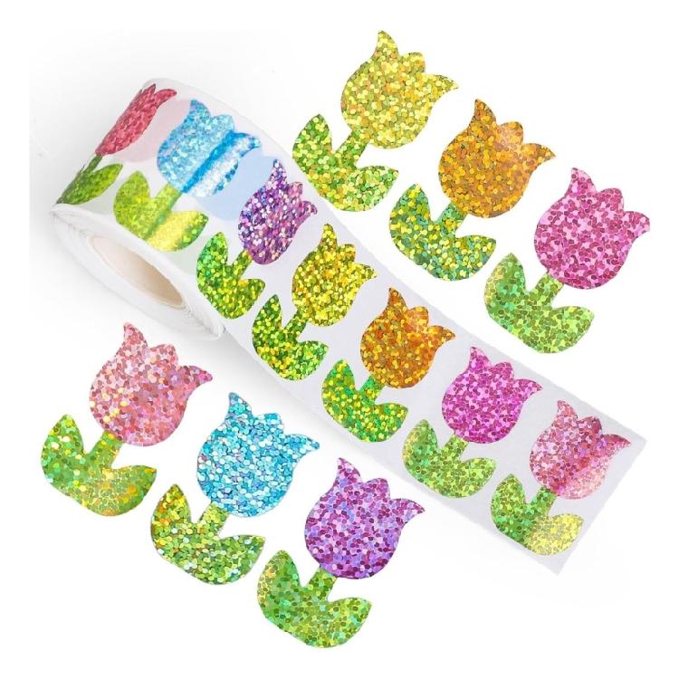 500 шт. Блестящие мультяшные наклейки для скрапбукинга, декоративные наклейки, клейкие этикетки для упаковки, запечатывания конвертов, открыток