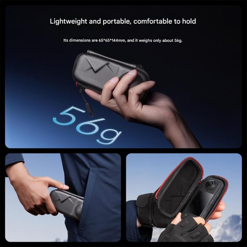 Heavy Duty Water Resistant Organizers Bag With Shock Absorbing Padding Secure Camera Protections for X5/X4 Cameras