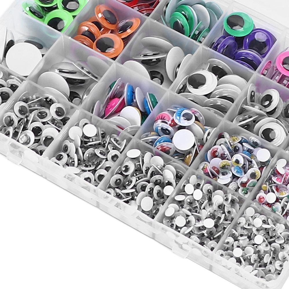 

1700pcs Self Adhesive Self Adhesive Eyes Multi Colors Wiggle Eyes Eye Stickers Arts Scrapbooking