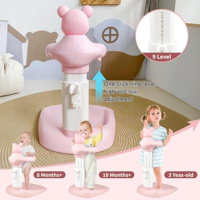 Baby Tub Stand with Stable Structure Ergonomic Design Anti-Slip Safety Adjustable Height Backrest Baby Bathing Tower