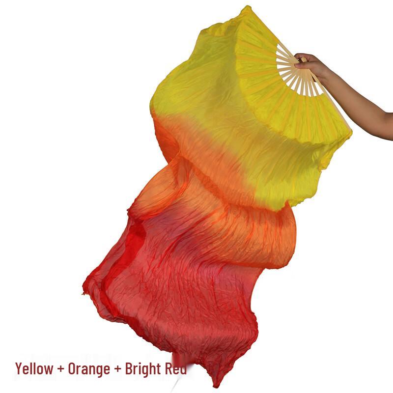 Silk Belly Dance Gradient Performance Fan