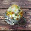 Waza no Kura Stylish Kutani Ware Coffee Gold Flower Brand Made in Perfect Gift for and 88th Birthdays Mug, Pattern, Ceramic, High-End Tableware,
