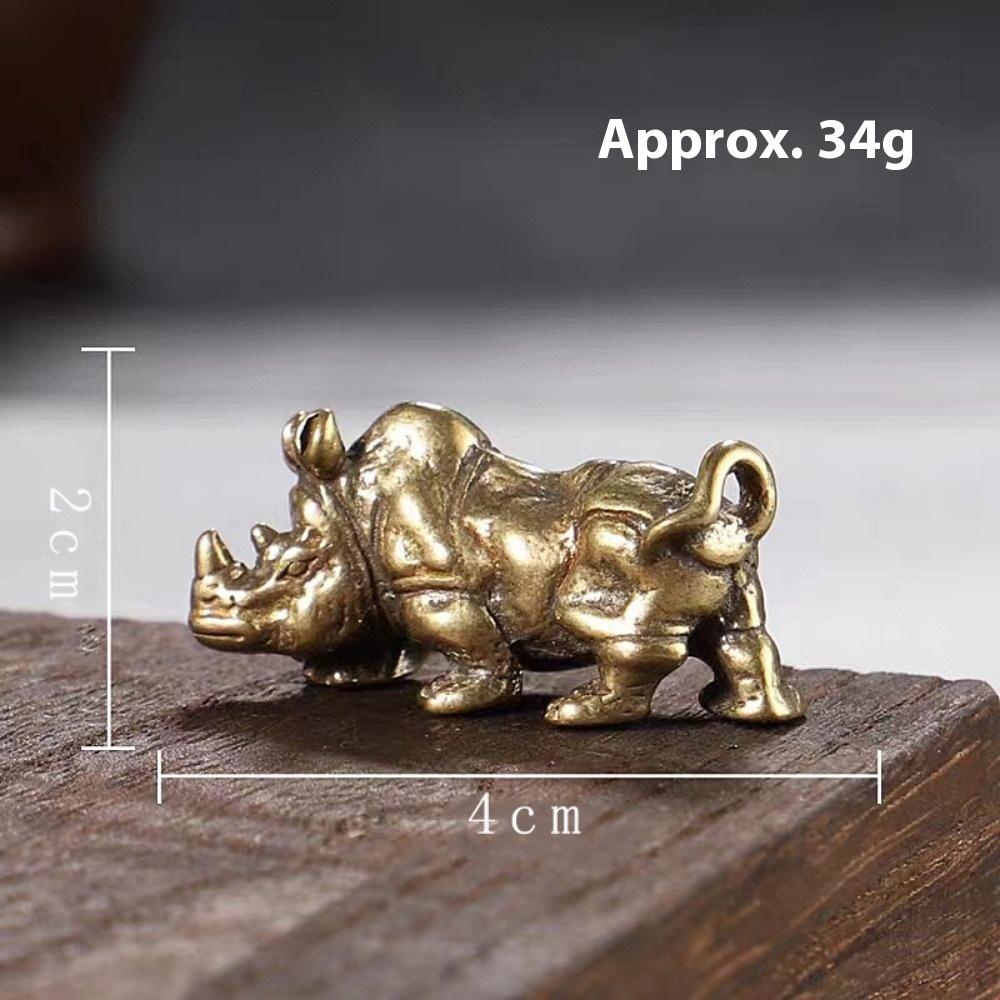 Bronze Dragon Ornament Office Home Accessories Crafts Four Divine Beasts Desktop Car Decoration Supplies