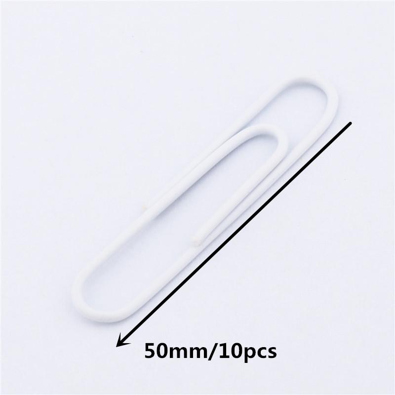 10 Colors Accessories Paper Clips Notebook Memo Pad Filing Bookmark binder Paperclips Student Office Binding Supplies Stationary