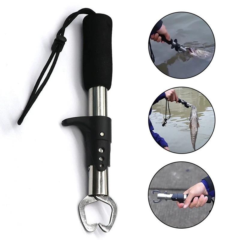 19/17cm Nerezový rybářský chapadlo Profesionální kleště na ryby Kleště na rty Kleště Skládací kleště Klip Ovladač Rybářské nářadí