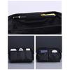Electronic Accessories Bag Multi-Compartment Travel Tech Accessories Pouch Waterproof Faux Leather Pouch Organizer
