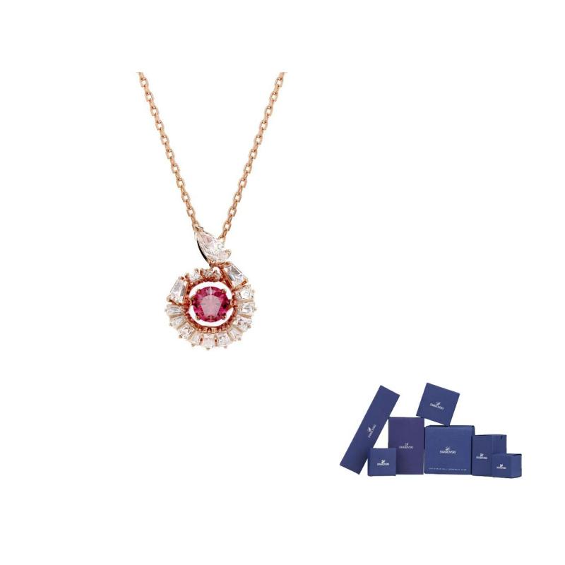 Swarovski SNAKE Necklaces Womens Rose Gold F-Original brand box (color random)