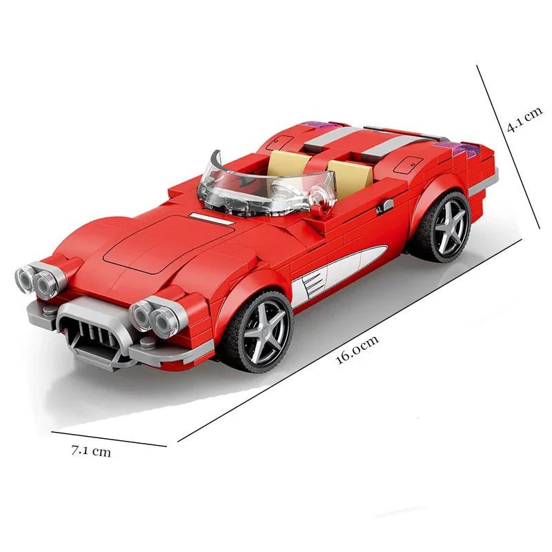 Speed Car Series Vehicle Building Blocks Supercar Set Racing Sports Car Classic MOC Model Bricks DIY Toy Kid Holiday Gifts