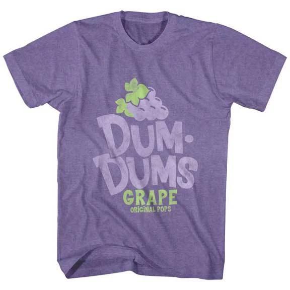 Dum Dums Candy Suckers Grape Original Pops Men s T Shirt XL