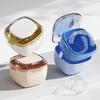 Travel-Friendly Denture Case with Protective Cover Compact Denture Holder for Easy Cleaning