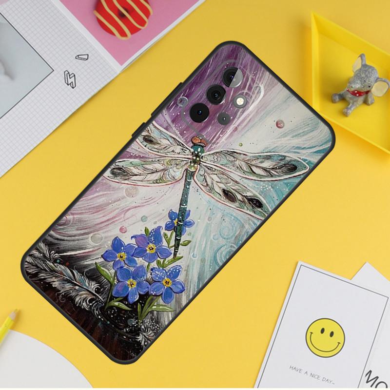 Dragonfly Case For Samsung Galaxy A54 A34 A14 A56 A52 A53 A16 A26 A36 A55 A35 A15 A32 A12 A33 A13 A17