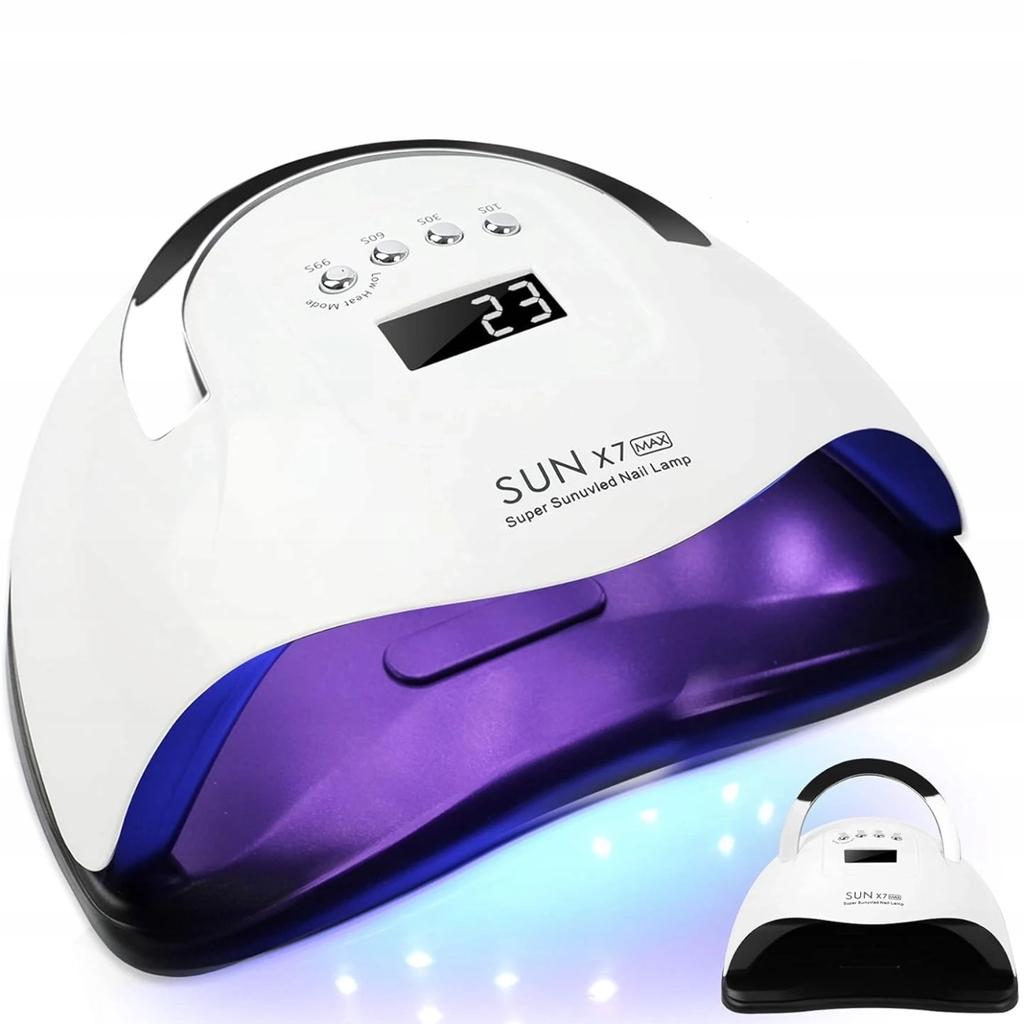Professional UV nail lamp, strong FOR hybrid gels x7 max white