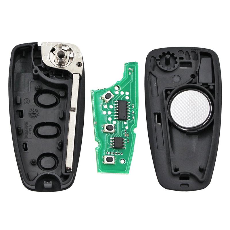 Ecusells Remote Car Key 434MHz 4D83 Chip A2C53435329 For Ford Transit Connect Transit Custom 2012-2016 BK2T-15K601-AA/ AB/ AC/AD