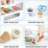 Wooden Ice Cream Pretend Toys  Mini Food Children Toys Wedding Party Bakery Dessert Play House DecorationTM