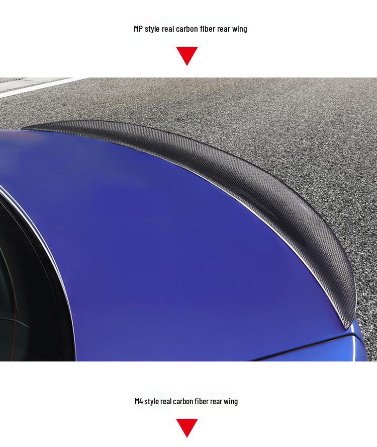 G20/G28 3 Series Carbon Fiber Rear Wing Spoiler - Punch-Free Installation