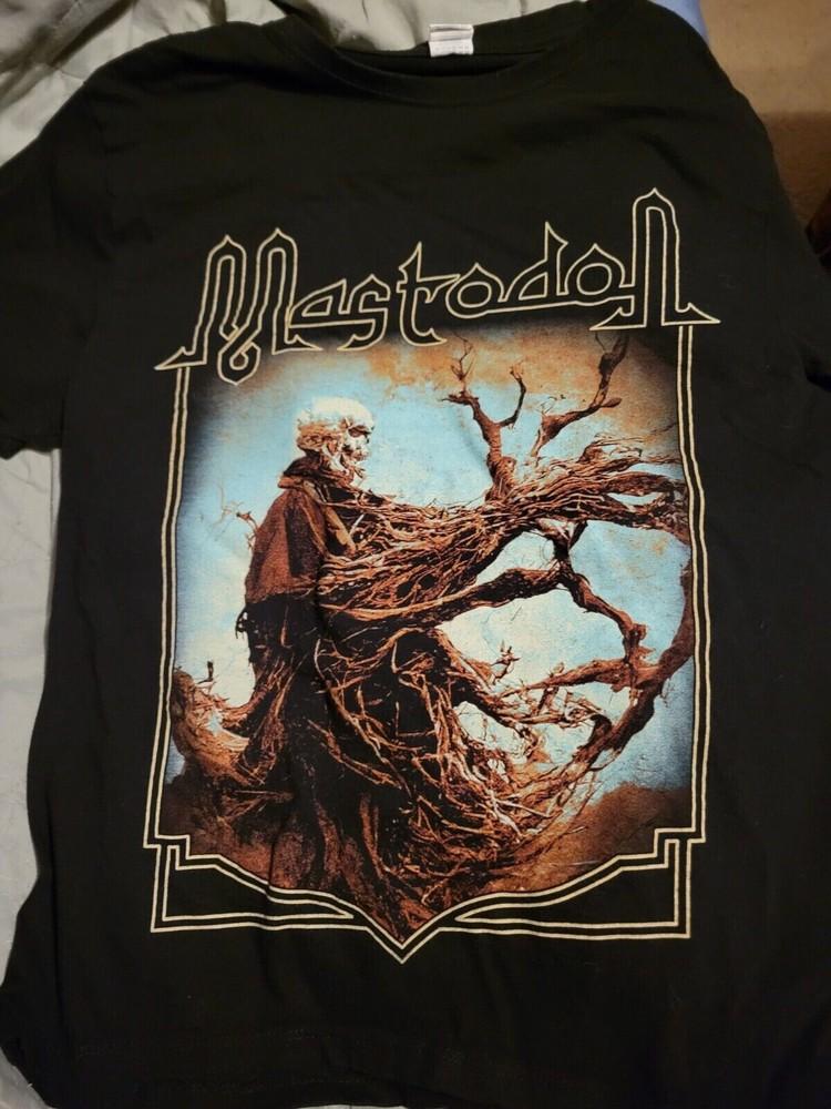 Редкий! Футболка Mastodon Band 2023 Tour Унисекс Хлопок Полный Размер от S до 5XL Унисекс Футболка S