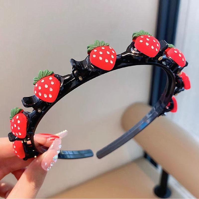 

Детская повязка на голову Популярная в интернете девочка Плетеная повязка на голову Головной убор Аксессуары для волос Принцесса Повязка для волос