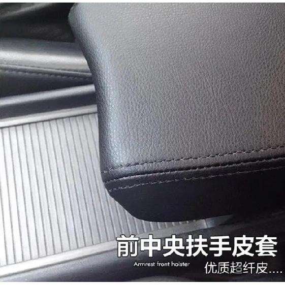 zied Decorated Microfibre Leather Center Armrest Cover For Honda Civic 8th 2004 2005 2006 2007 2008 2009  Car Interior
