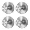 1/2/4PCS Heavy Duty Vacuum Suction Hooks No Drill Seamless Stainless Steel for Entryway Door Coat Hat Key Hanging