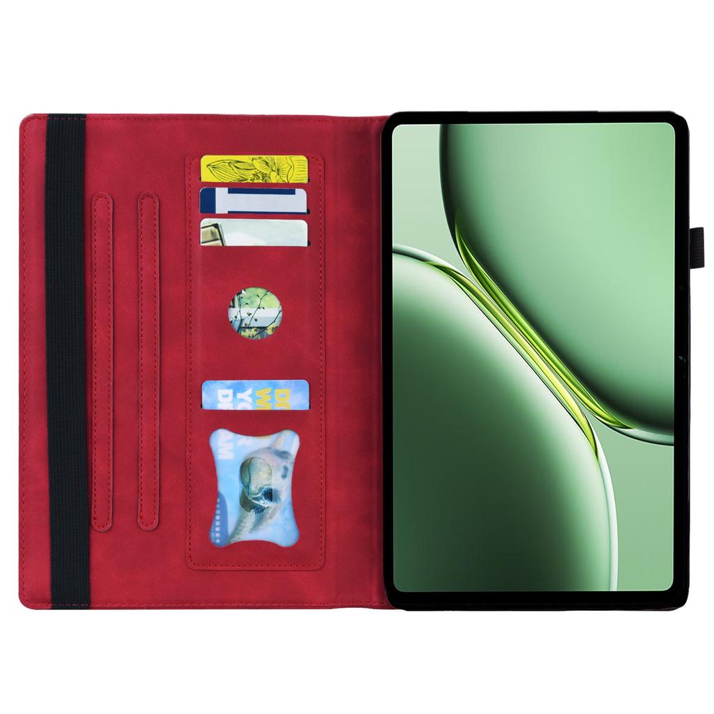 Suitable for OnePlus Pad 3 Flat Leather Case, OnePlus Pad2 Matte Contrasting Color Card Holder, Real Pad3.
