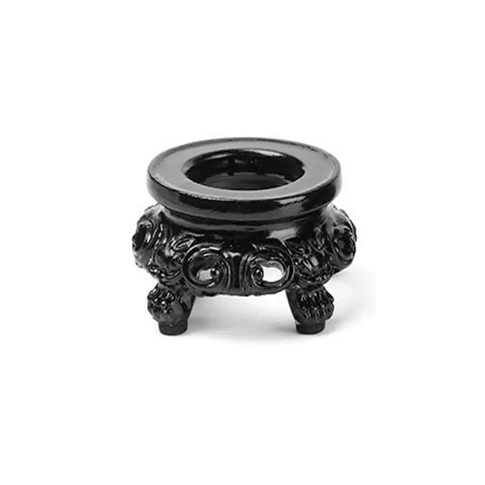 

2 шт., новый черный смоляный хрустальный шар, основание, сфера, пьедестал, европейский стиль, домашний декор, стенд, реквизит для фотографий, орнамент, аксессуары