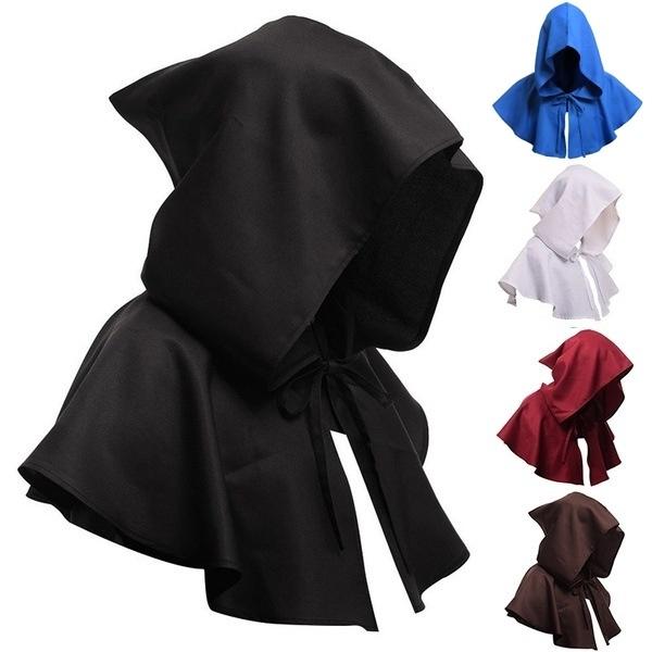 Mantello per costume medievale di moda di Halloween, mantello per vestire, mantello di Halloween, costume cosplay, mantello per donne e uomini