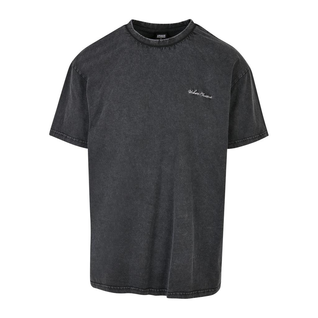 Urban Classics Mens Embroidered Oversized T-Shirt