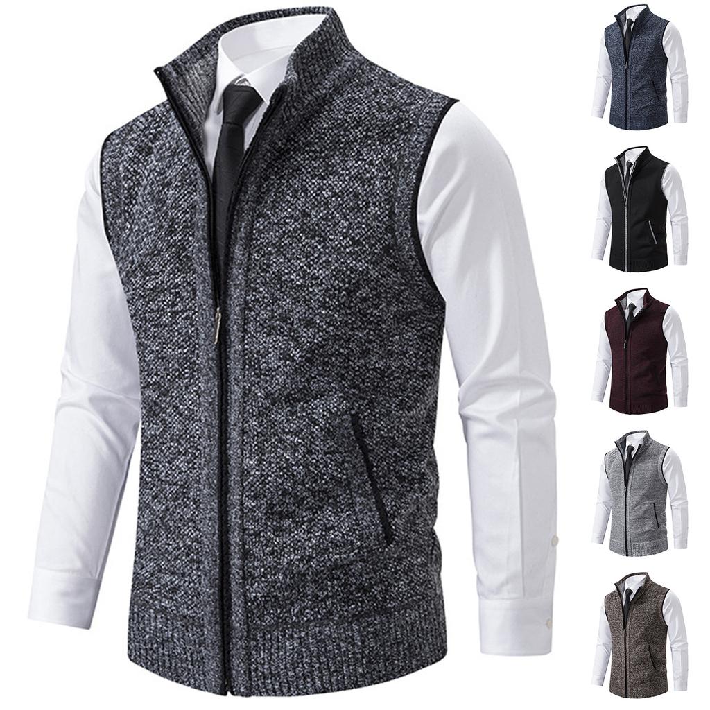 Mens Wool Vest For Daily Work And Leisure With Pockets For Mens Wool Vest
