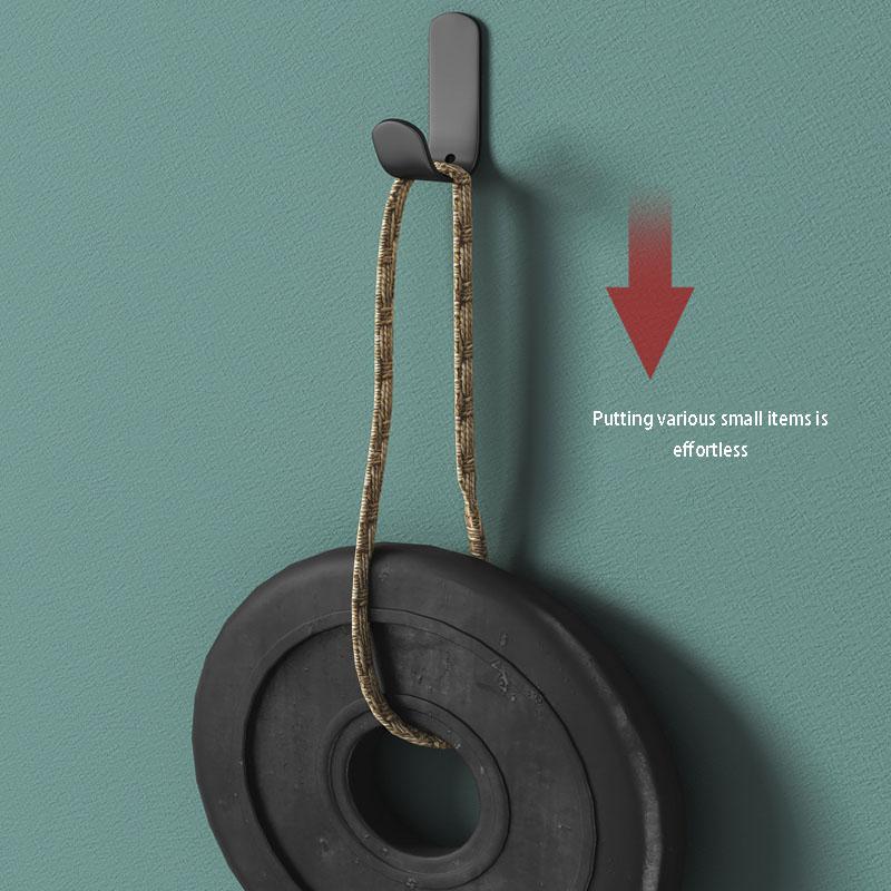 Cârlig multifuncțional pentru organizator de perete, în spatele ușii, cârlig pentru umeraș pentru cârpă, pentru halat de baie, suport pentru prosoape