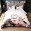 Billie Eilish Design Bed Bedding Set 1 Duvet Cover + 2 Pillowcases Soft Breathable Household Bed Linens