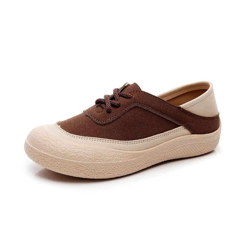 Processing and customization of new summer versatile casual thick-soled comfortable one-pedal breathable fashionable women's old Beijing cloth shoes