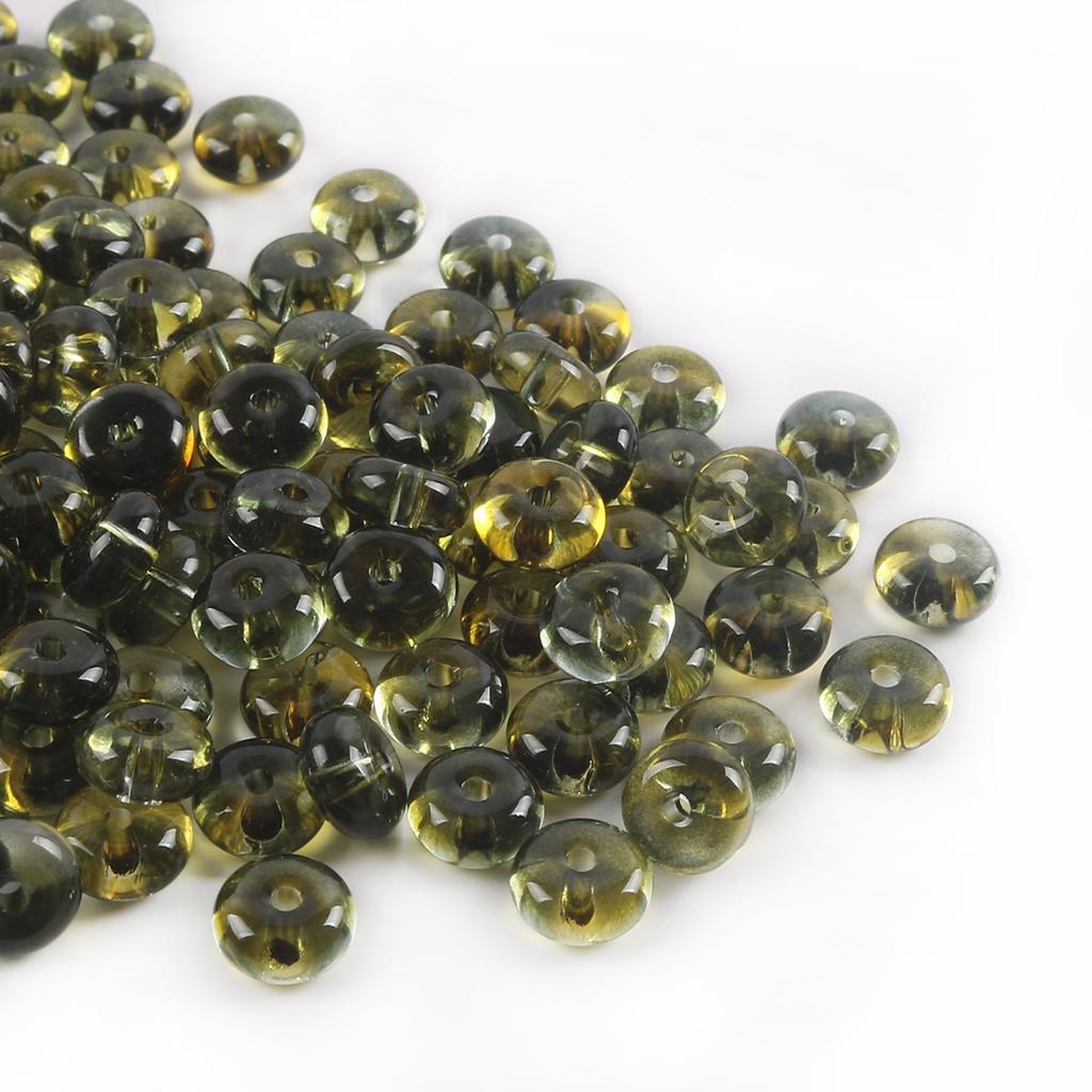 3X6Mm High-Quality Glass Rice Bead Abacus Loose Beads Diy Handmade Beaded Bracelet Necklace Jewelry Accessories