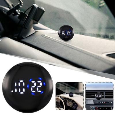 Auto Kleine Digitale Uhr Wasserdicht Auto Uhr Luminous Multifunktionale In-Auto Zubehör Für Vent Montage Auto Innen Suppl V1F9
