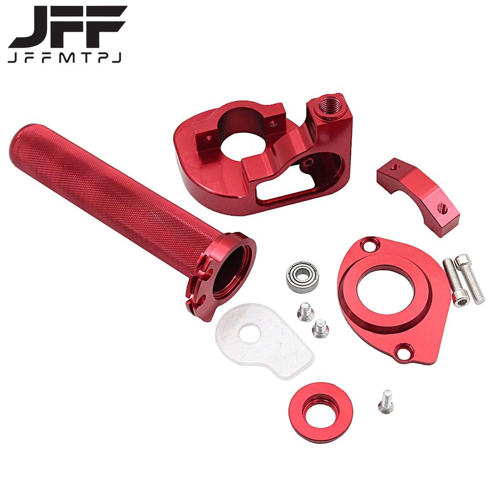 Universal Motorcycle ATV 7/8'' CNC Twist Throttle Handle Grip 1200mm Throttle Cable For KTM Honda Yamaha Kawasaki Suzuki Parts Throttles 2