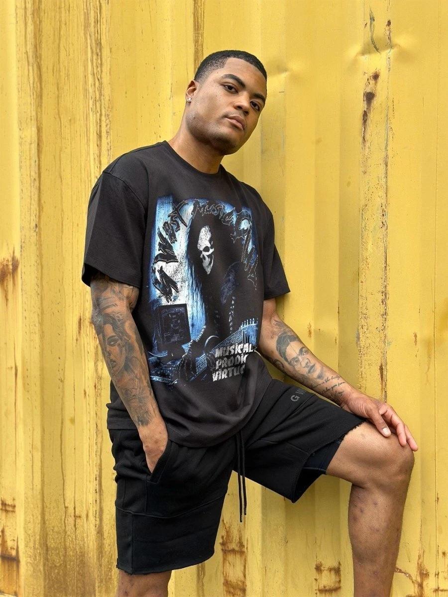 G West Musical Prodigy Virtuoso PREMIUM TEE FRONT AND BACK PRINT 3XL