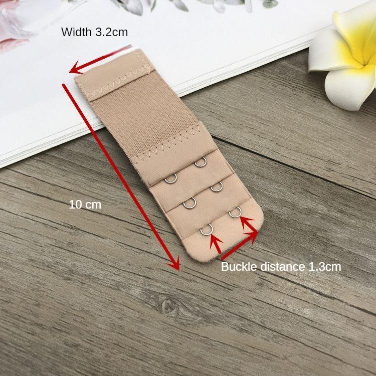 Elastic Elastic Small Two Breasted Underwear Extension Buckle Bra Extender Hook and Eye Closure Breasted Three Rows 2 Buckle Extension Buckle