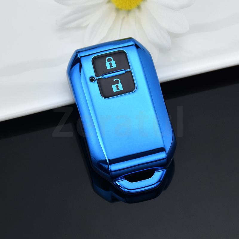 For Suzuki Swift Lgnis For Suzuki Monopoly Wagon R Japanese 2Button Smart Key Case Cover Shell Holder Protector Accessories